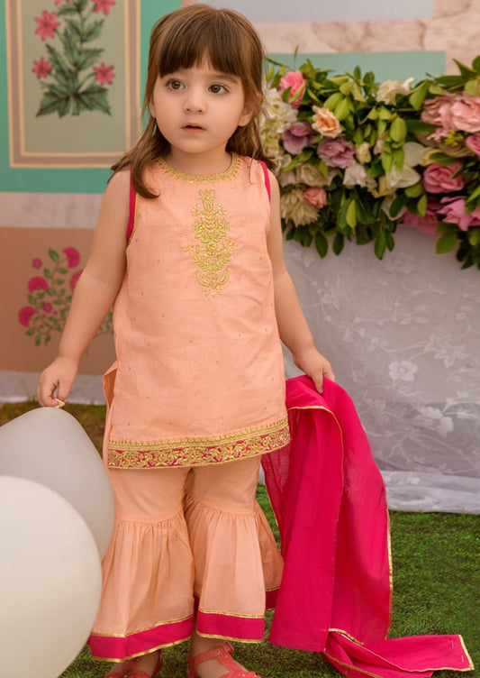 Pink - Infant Girl's Gharara Dress