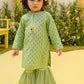 Green - Infant Girl's Gharara Dress