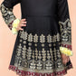 Black & Red - Girl's Gharara Dress