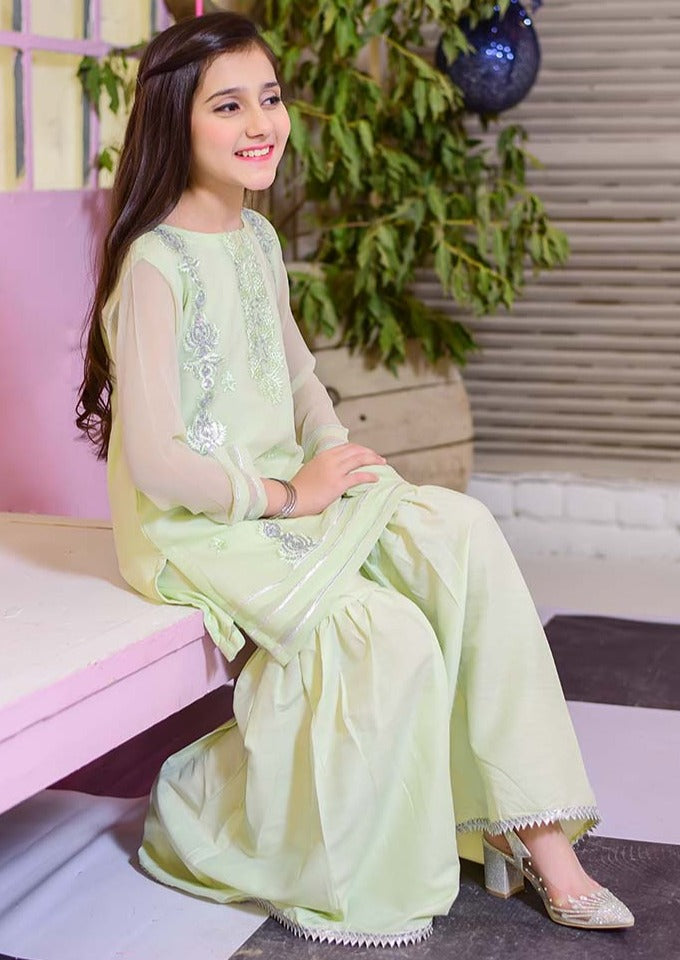 Mint Green - Girl's Dress