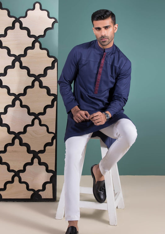 Blue - Kurta - Midnight