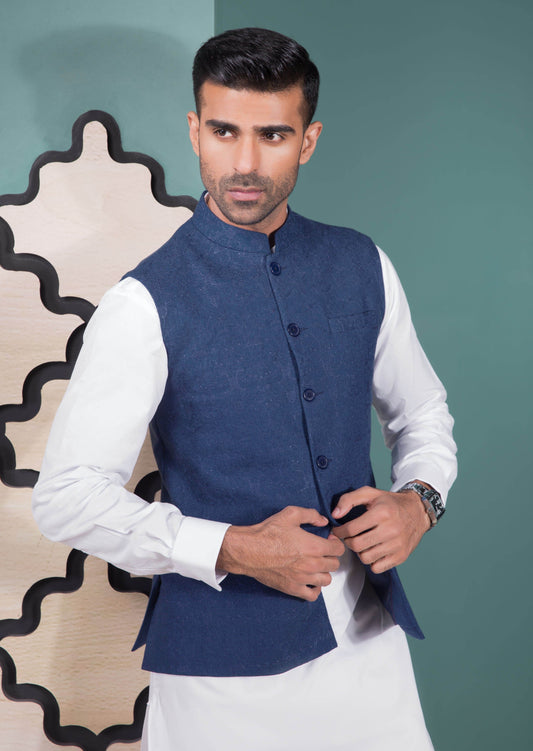 Blue - Waistcoat - Depth of the sea