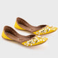 Yellow - Women's Embellished Khussas