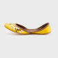Yellow - Women's Embellished Khussas