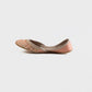 Peach - Women's Embellished Khussas