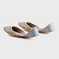 Light Blue - Women's Embellished Khussas