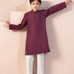 Maroon - Boy's Kurta & Shalwar