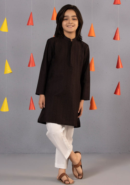Black - Boy's Kurta Shalwar