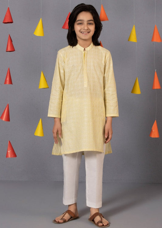 Yellow - Boy's Kurta Shalwar