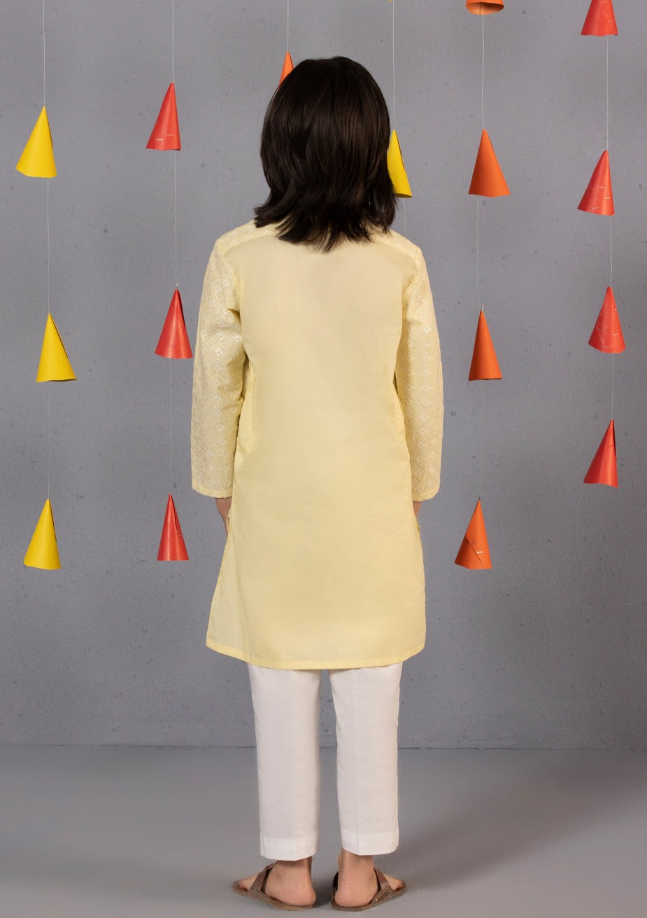Yellow - Boy's Kurta Shalwar