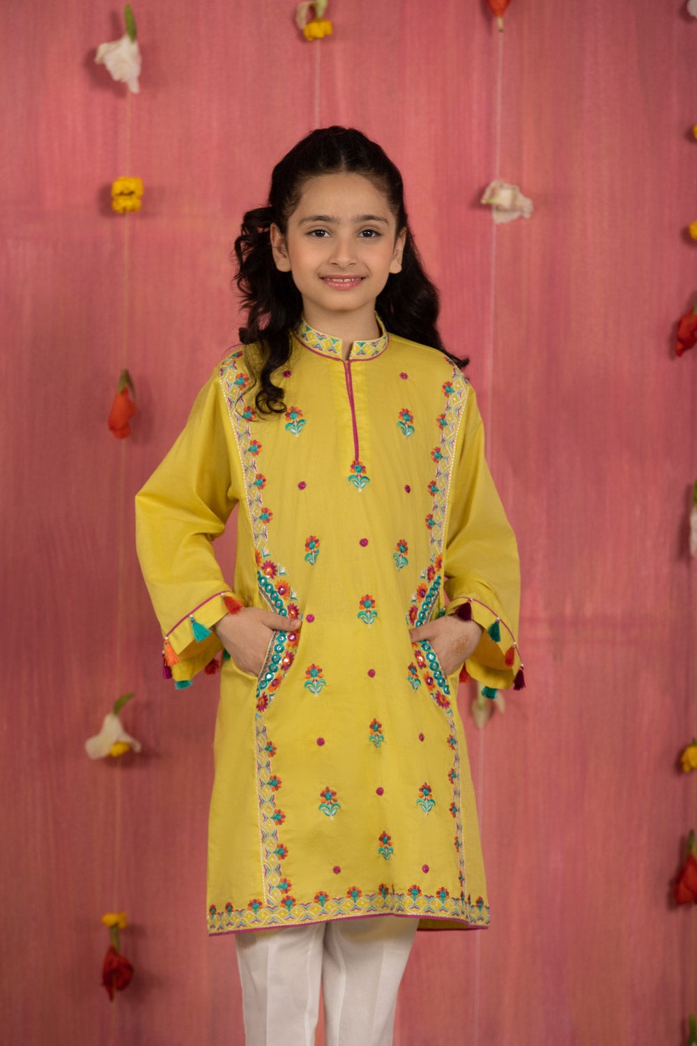 Green -  Girls Kurta