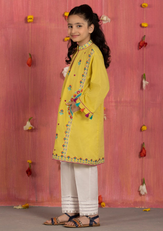 Green -  Girls Kurta