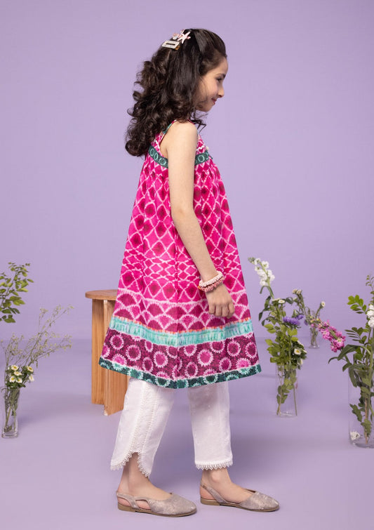 Pink - Girl's Kurta
