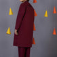 Maroon - Boy's Kurta Trouser