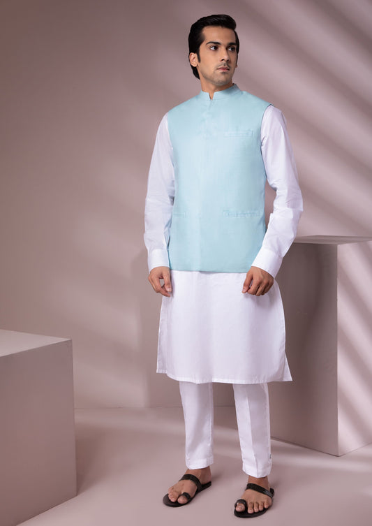 Light Blue - Men's Waistcoat - Sceptre