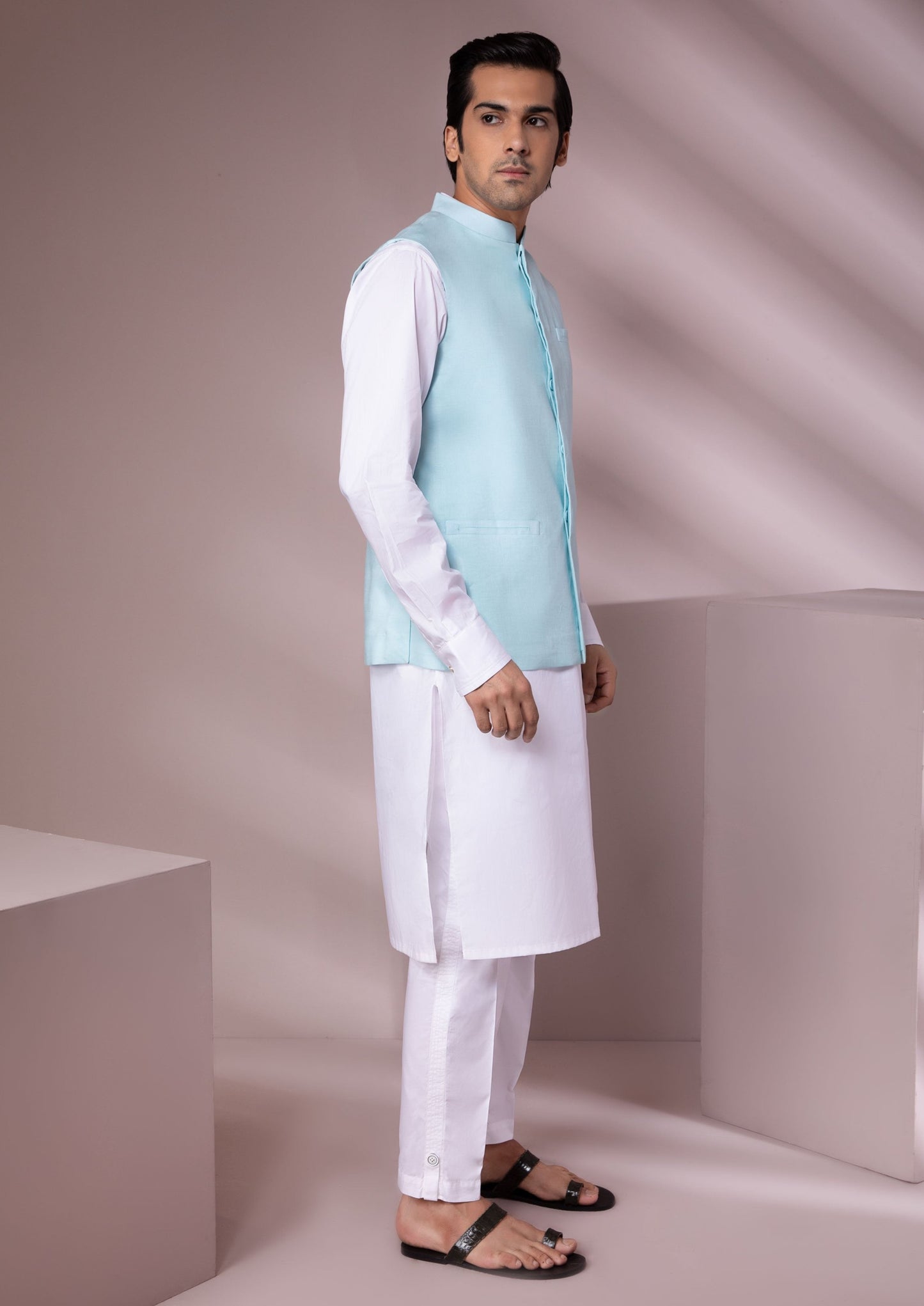 Light Blue - Men's Waistcoat - Sceptre