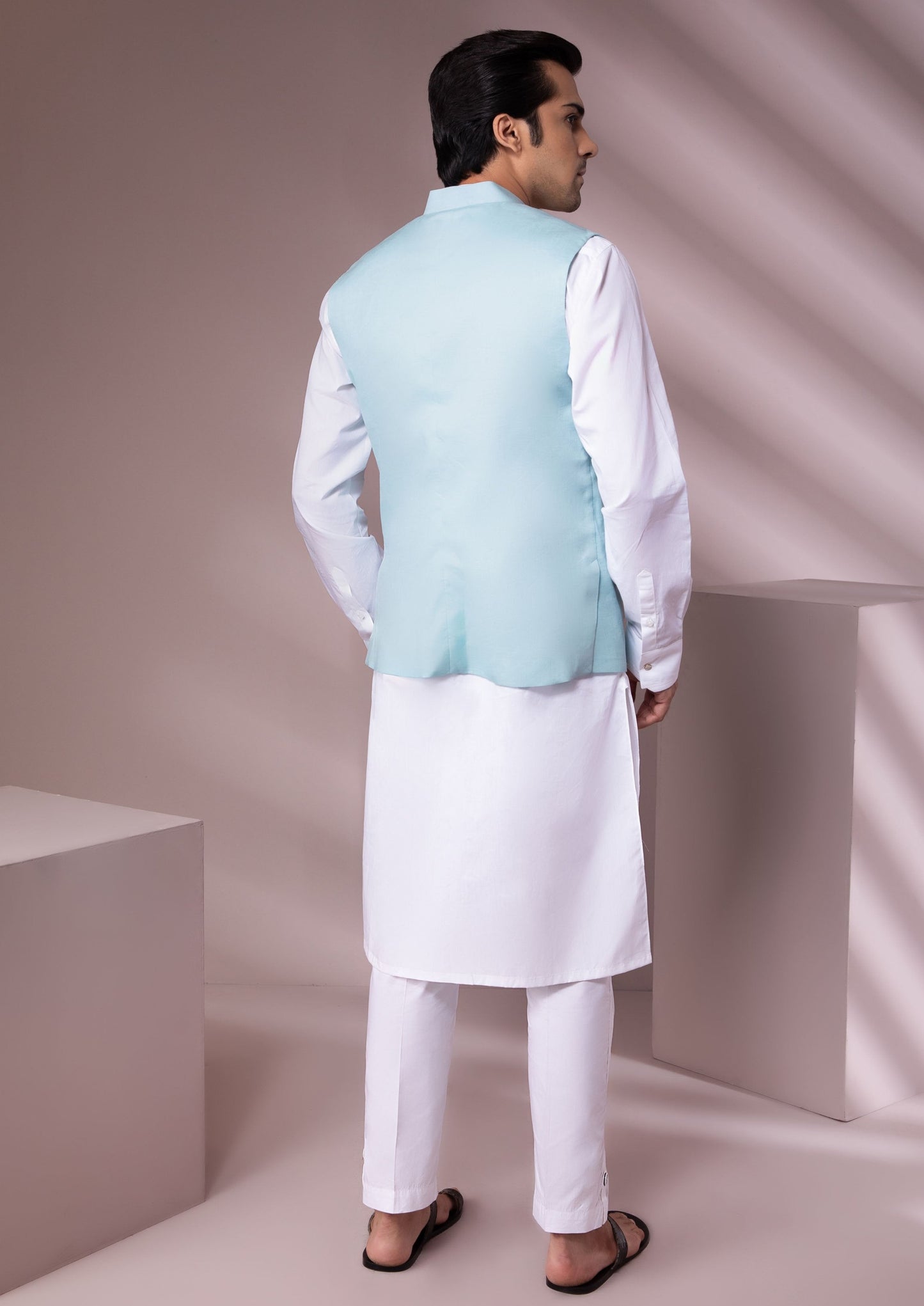 Light Blue - Men's Waistcoat - Sceptre