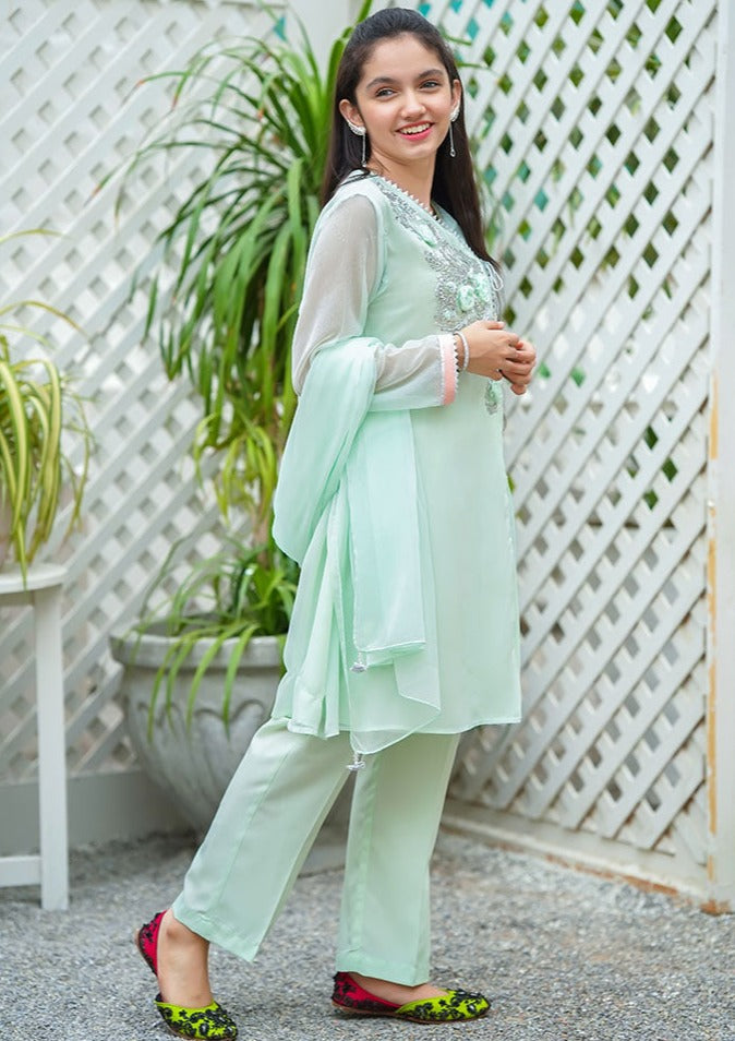 Green - Girl's Dress