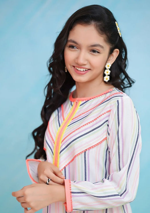 Multicolor - Girl's Kurta