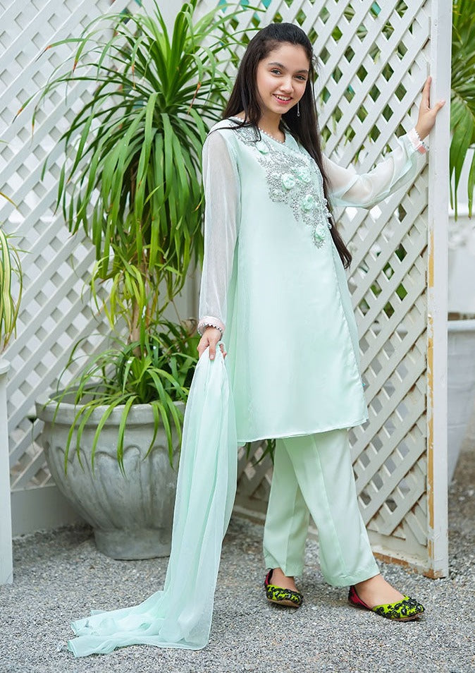 Green - Girl's Dress