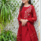 Maroon - Girl's Dress