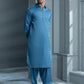 Blue - Kameez Shalwar - Berry