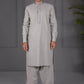 Light Grey - Kameez Shalwar - Pearl River