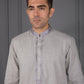 Light Grey - Kameez Shalwar - Pearl River