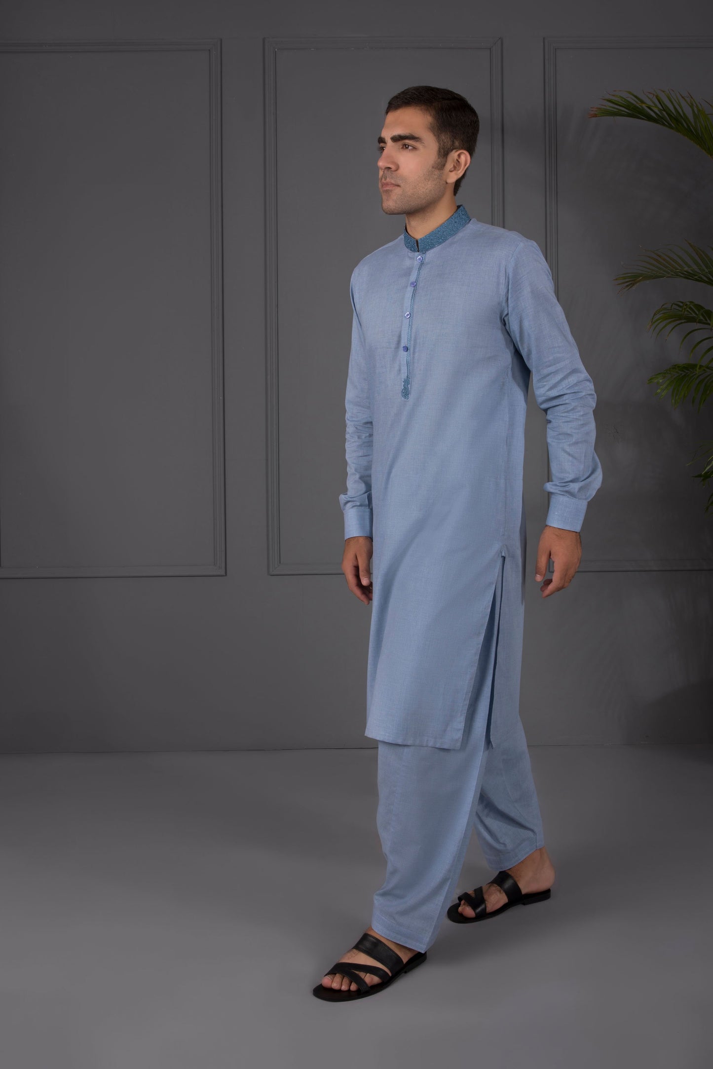 Blue - Kameez Shalwar - Zen Blue