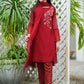 Maroon - Girl's Dress