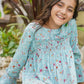 Greyish Blue - Girl's Kurta