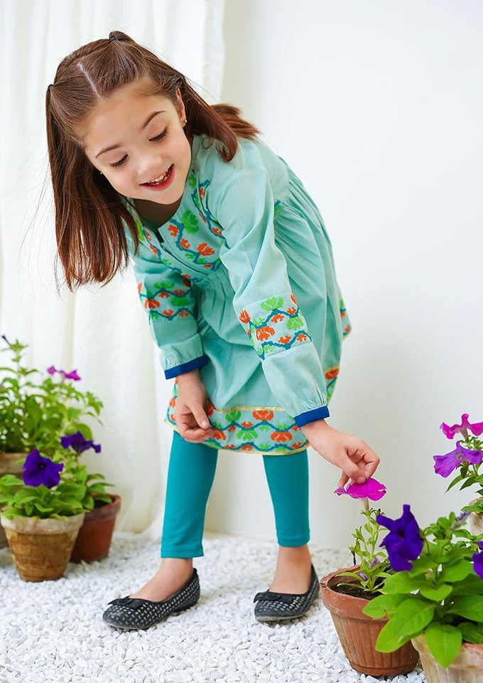 Mint - Girl's Kurta