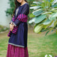 Navy Blue - Girl's Gharara Dress