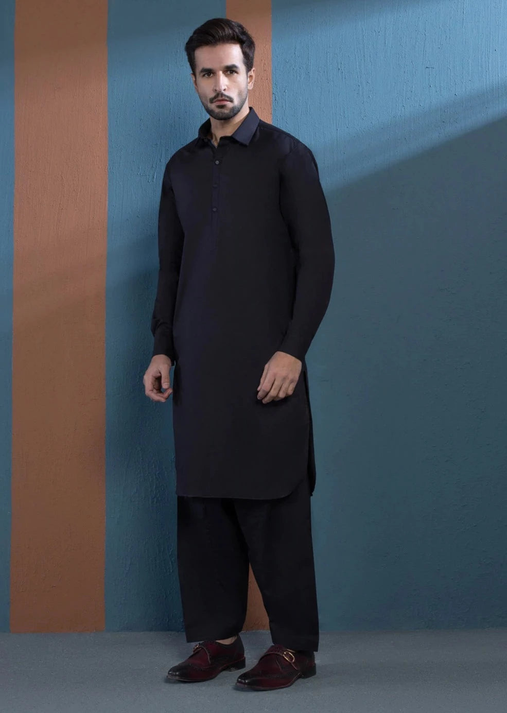 Black - Men's Kameez Shalwar