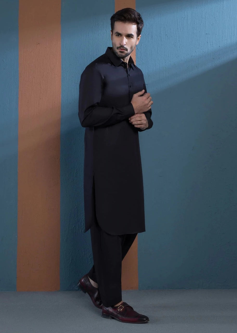 Black - Men's Kameez Shalwar
