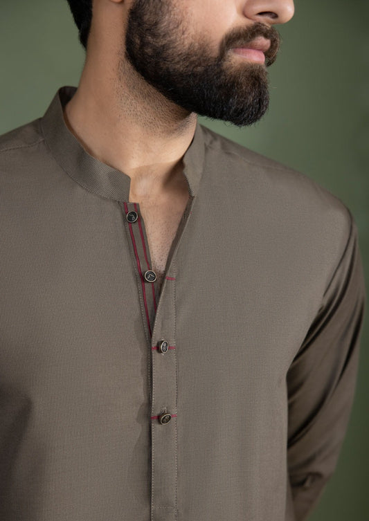 Rust - Men's Kurta Shalwar