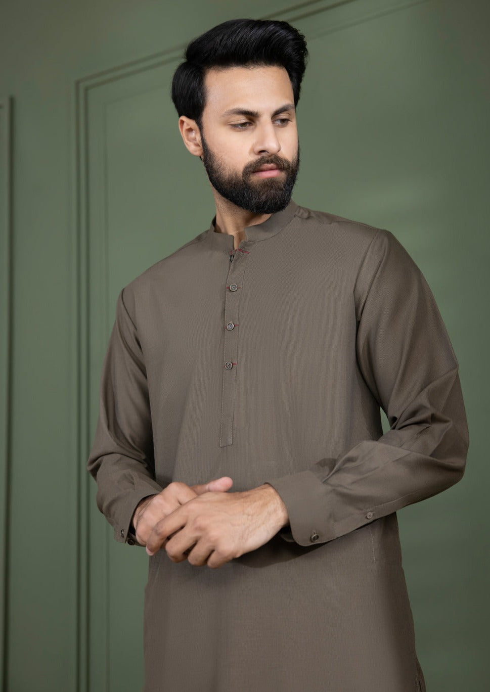 Rust - Men's Kurta Shalwar