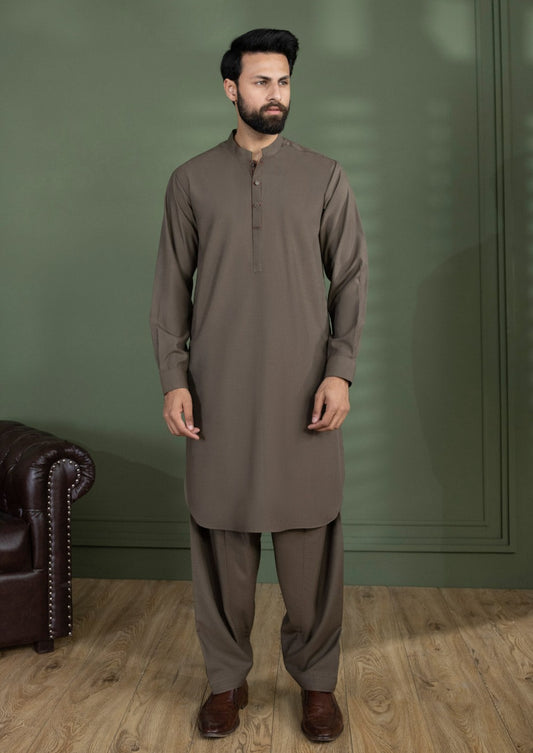 Rust - Men's Kurta Shalwar