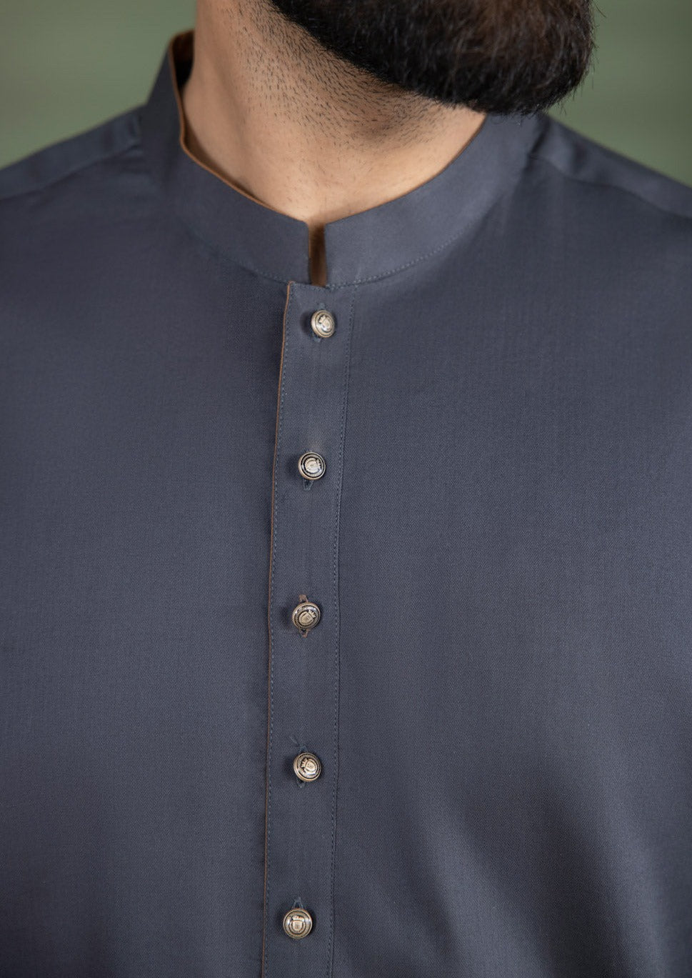 Dark Grey - Men's Kurta Pajama