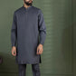 Dark Grey - Men's Kurta Pajama