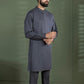 Dark Grey - Men's Kurta Pajama