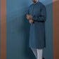 Blue - Men's Kurta