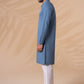 Greyish Blue - Men's Kurta