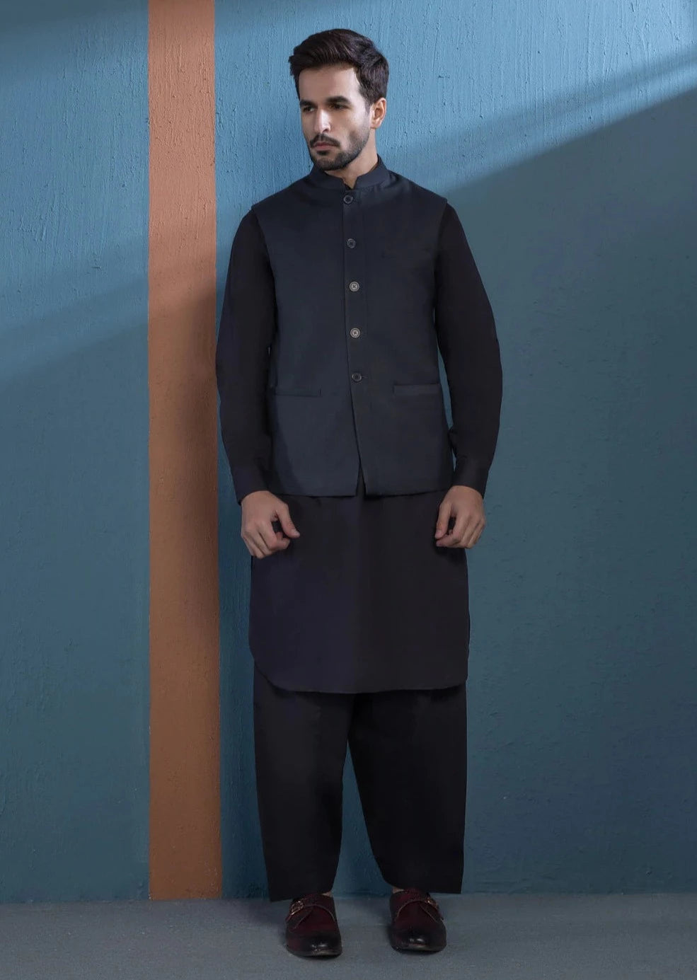Black - Men's Kameez Shalwar