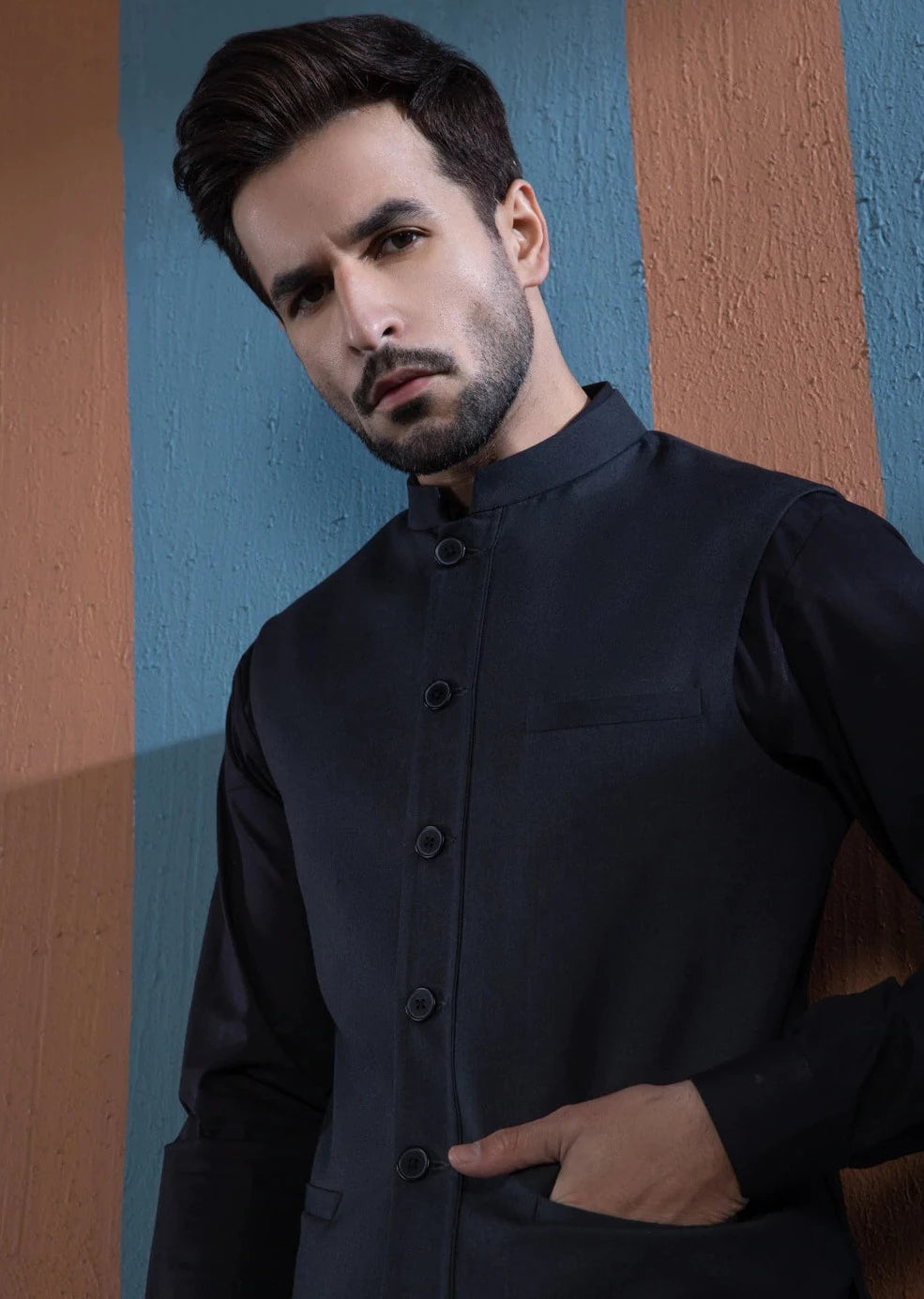 Black - Men's Kameez Shalwar