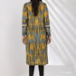 Black & Yellow : Embroidered Kurta