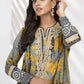 Black & Yellow : Embroidered Kurta