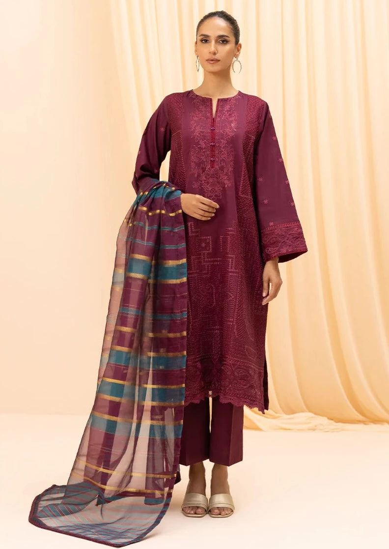 Maroon - Women's Dress