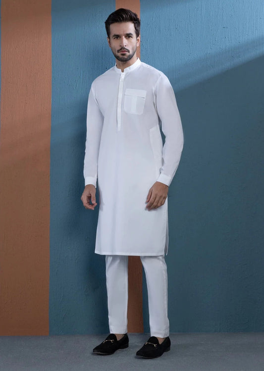 White - Men's Kurta