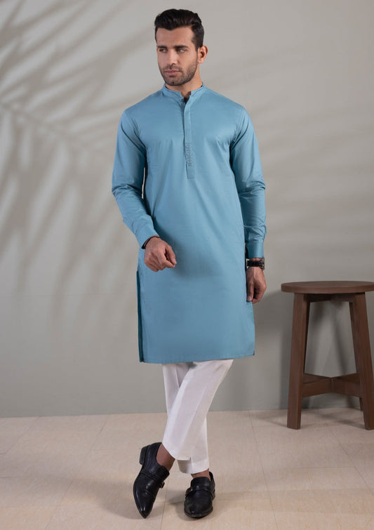 Aqua Green - Men's Kurta